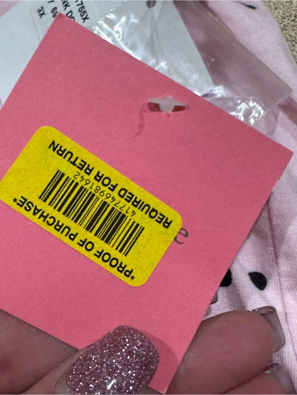 New Kate Spade 3X Pink And Black Dot Print Coordinating Pajama Short Set Cute!